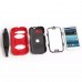 Samsung Galaxy S3 - Heavy Duty Hybrid Silicone PC Defender with Belt Clip Stand Protective Phone Cover Case - Red